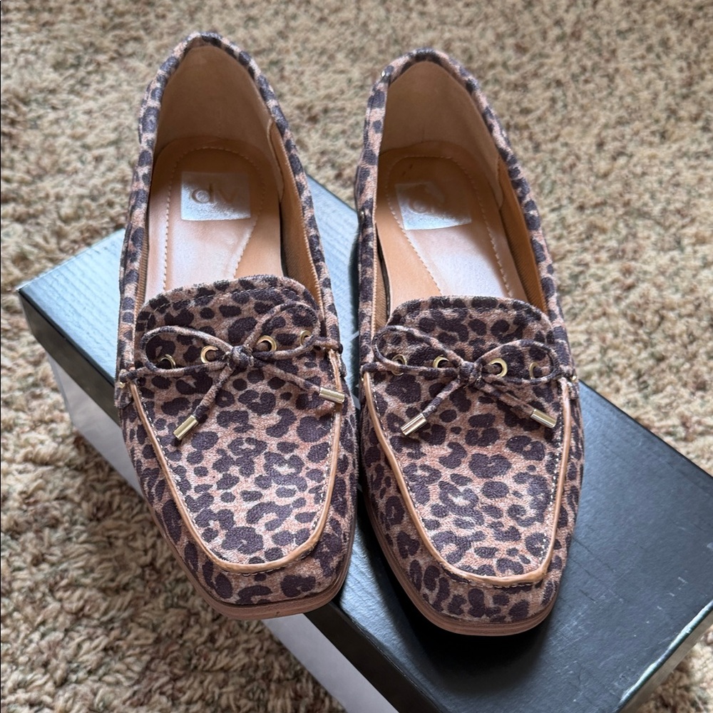 Leopard Print Loafers